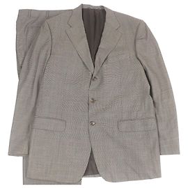 Autre Marque Terno Corneliani Super130s em lã virgem Marrom