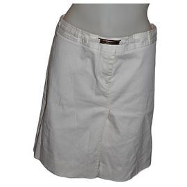 Mini-jupe Dolce & Gabbana en coton blanc Blanc