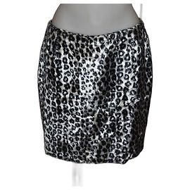 Versus Eco-Fur Skirt Cotton Blend Size 44 Multiple colors
