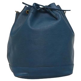 LOUIS VUITTON Bolsa de Hombro Epi Noe Azul Toledo M44005 LV Auth ep10419 Azul