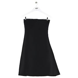 Acne Schwarzes Seidenkleid Schwarz