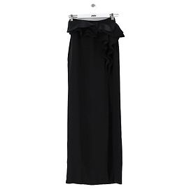 Givenchy Black silk skirt Black