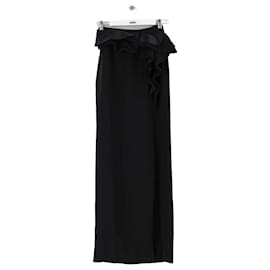 Givenchy Schwarzer Seidenrock Schwarz