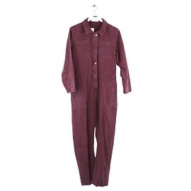 Bash Purple cotton jumpsuit Purple