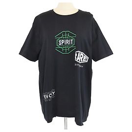 Camiseta de algodón con estampado Rare Spirit negro de corte regular de Givenchy Negro