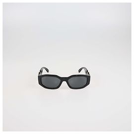 Versace Schwarze Medusa Biggie Sonnenbrille Schwarz