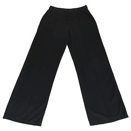 Hermès Schwarze Jogginghose aus Baumwollmischung mit Hermes-Logo-Patch Schwarz