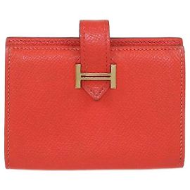 Hermès Hermes Capucine Epsom Bearn Card Holder Other