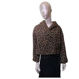SéZane Ambre leopard print wool coat Multiple colors Leopard print