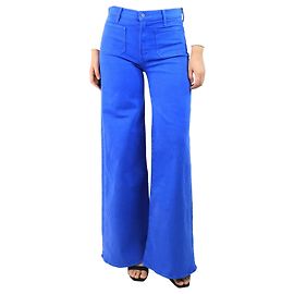 Mother Blaue Schlagjeans - Größe UK 8 Blau