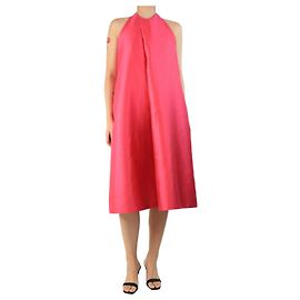 Solace London Robe halter Elise fuchsia rose - taille UK 8 Rose