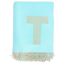 Tiffany & Co Tiffany Blue® cashmere and wool-blend blanket Blue
