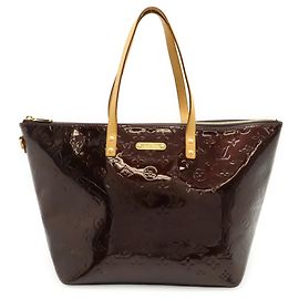 Sac à main Vernis Bellevue GM de Louis Vuitton Bordeaux