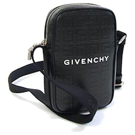 Givenchy-Givenchy Black Leather Shoulder Bag-Black