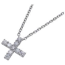 Harry Winston Platin-Diamant-Kreuzkette Andere