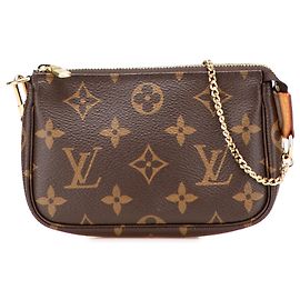 Mini Pochette Accessoires Monogramm Braun Louis Vuitton Braun