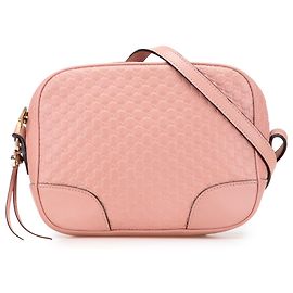 Bolsa transversal Gucci Pink Microguccissima Bree Rosa