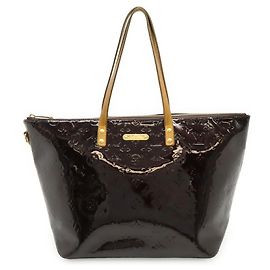 Louis Vuitton Monogram Vernis Bellevue GM Tote Bag Bordeaux