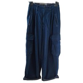 Jean Baggy Y'S Bleu en Coton Bleu