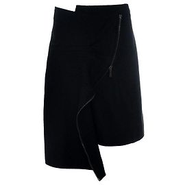 YSL 2008/2009 Fall Yves Saint Laurent wool skirt Stefano Pilati Black
