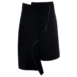 Jupe en laine Yves Saint Laurent automne 2008/2009 Stefano Pilati Noir
