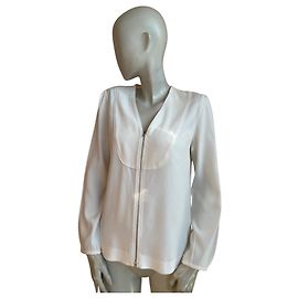 ✨ Cream zip blouse Claudie Pierlot – Size 40 ✨ Eggshell