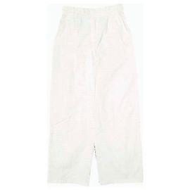 Autre Marque Calças de algodão stretch ara ara Branco Fora de branco