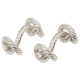 Gemelli da polso Hermès in argento 925 Argento