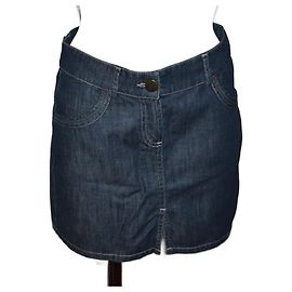 Chloé Denim Mini Skirt Blue Blue