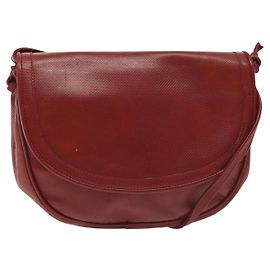 Autre Marque BOTTEGA VENETA Bolsa de Ombro Couro Vermelha Dourada Auth 141290 Vermelho Dourado