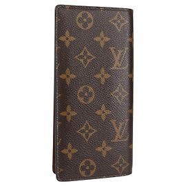 LOUIS VUITTON Cartera Larga Brazza Monograma M66540 LV Auth 127988M Monograma