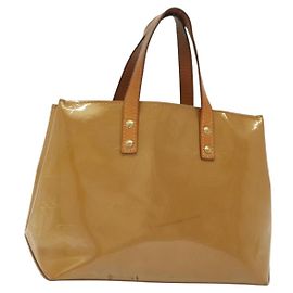 LOUIS VUITTON Sac à main Monogram Vernis Reade PM Noisette M91334 LV Auth SW1451 Noisette