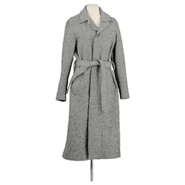 Ami Black wool coat Black