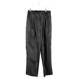 Autre Marque Schwarze gerade Hose Schwarz