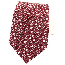 Bulgari Corbata de seda BVLGARI Roja