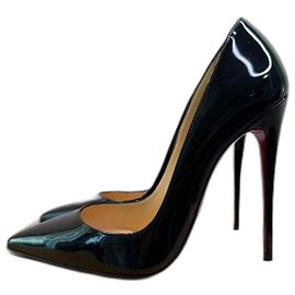 Christian Louboutin So Kate 120 Vernis Noir Taille 38,5 Noir