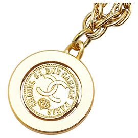 Collana Vintage Chanel Coco Mark D'oro