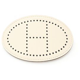 Barrette Hermès Evelyn Nata Blanc