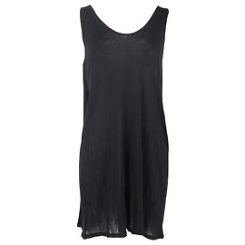 Mini Tank Kleid von Alexander Wang aus schwarzem Tencel Schwarz