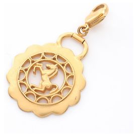 Collana Pendente Cavallo Fiore Hermès D'oro