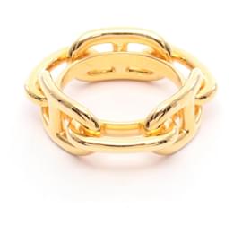 Hermès-Bague à foulard Chaine d'Ancre Hermès-Doré