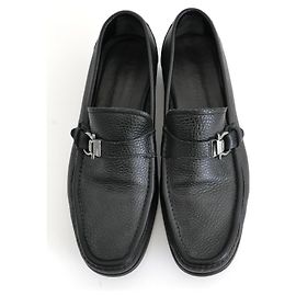 Salvatore Ferragamo Mocassini Ferragamo Gancini Bit Nero