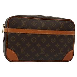 LOUIS VUITTON Clutch Compiegne 28 M51845 LV Auth 130764 Monogramm
