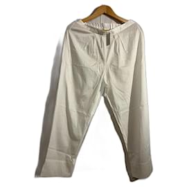 Calça branca de algodão Eres Branco