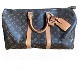 Reisetasche Keepall 45 von Louis Vuitton Dunkelbraun