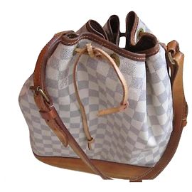 Sac Louis Vuitton Grand Noé Damier Azur Beige