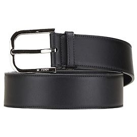 Fendi Zucca Leather Belt Black Yellow