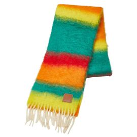 Sciarpa a righe Anagram Loewe Multicolore
