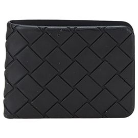 Bottega Veneta Intrecciato Bi-fold Wallet Black