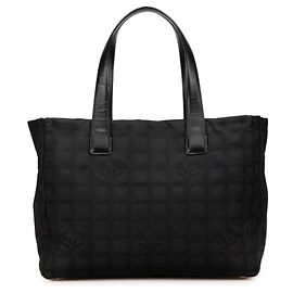 Borsa tote MM Coco Mark della nuova linea di viaggio Chanel Nero